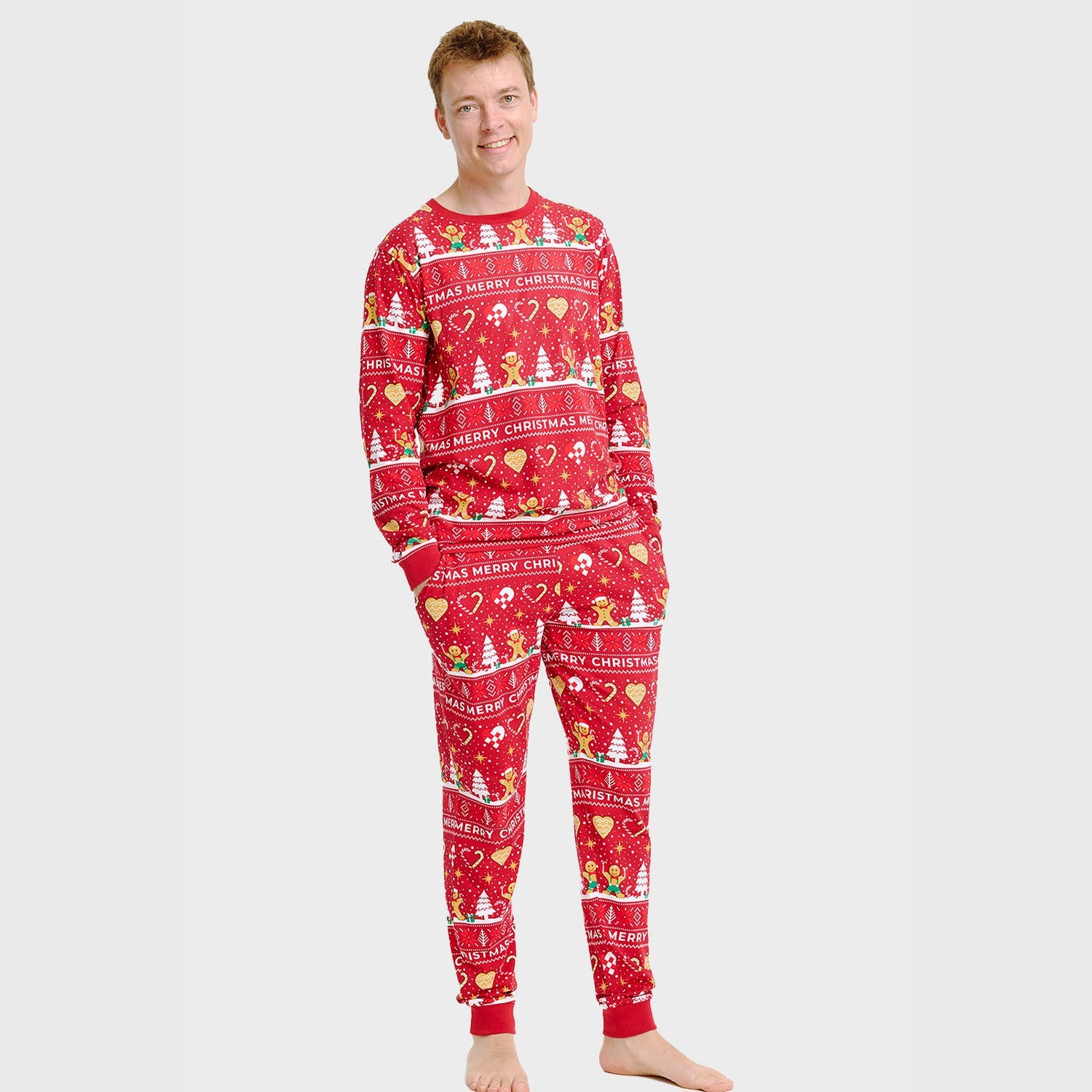 Christmas Cookie julepysj rød – Herre